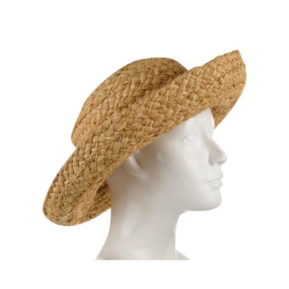Helen Kaminski
Neutral Raffia Handmade In Madagascar Hat 1990’s - Picture 2 of 8